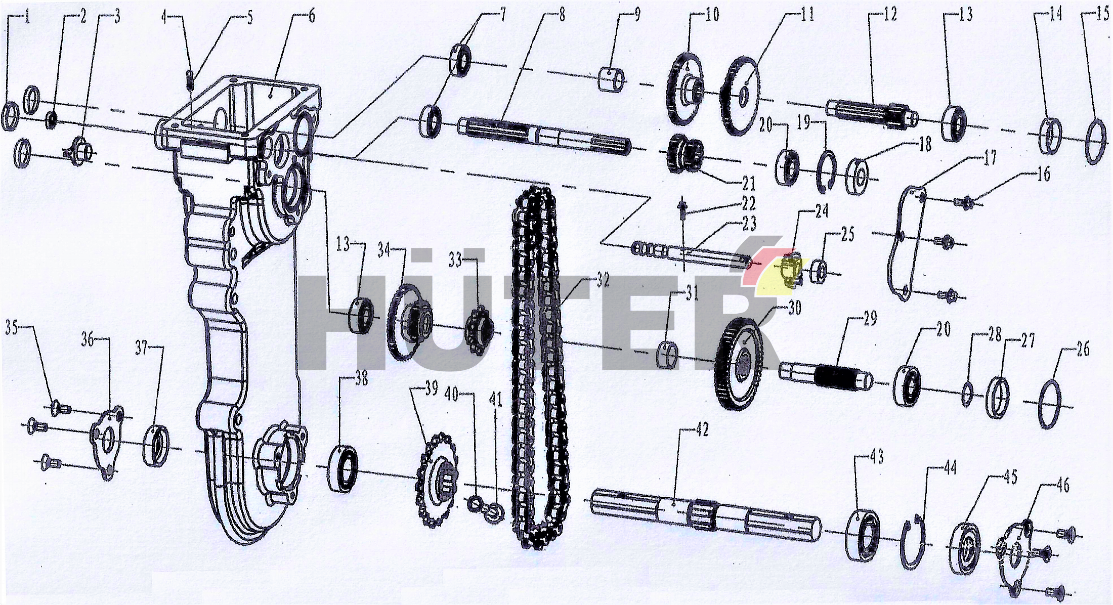 Коробка передач ZME 70/5/5