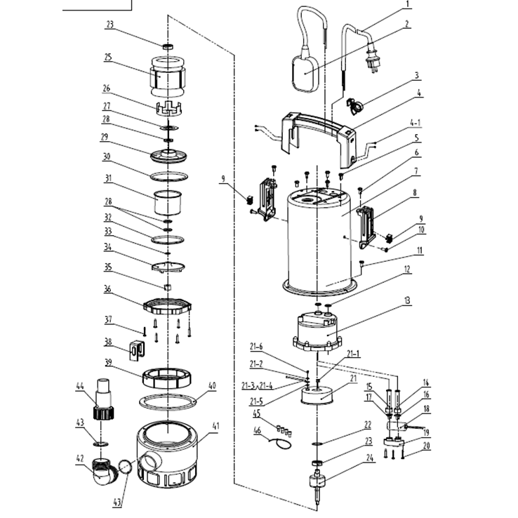 Насос дренажный НПГ-Т3-1100-С