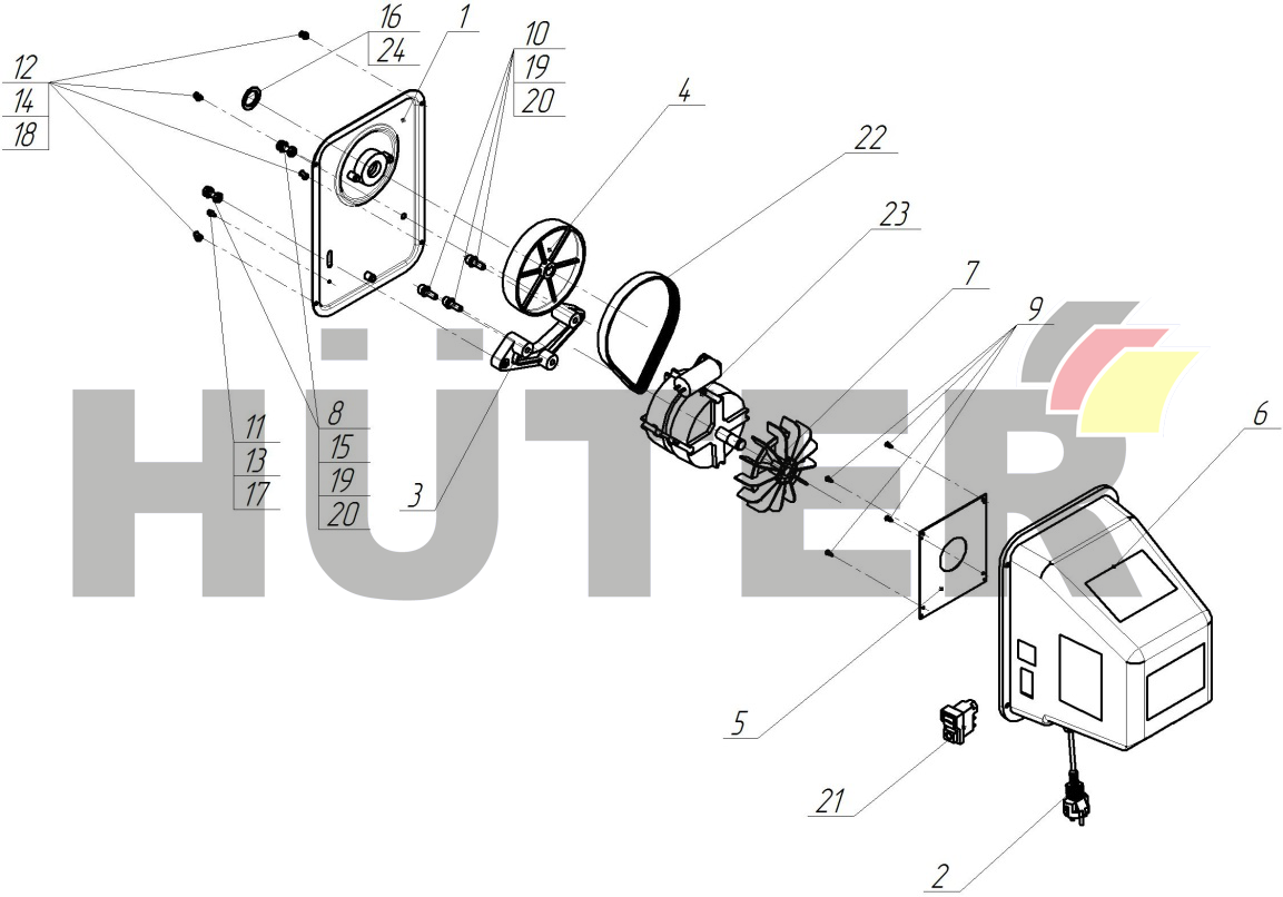 Электродвигатель TTR 74/1/14