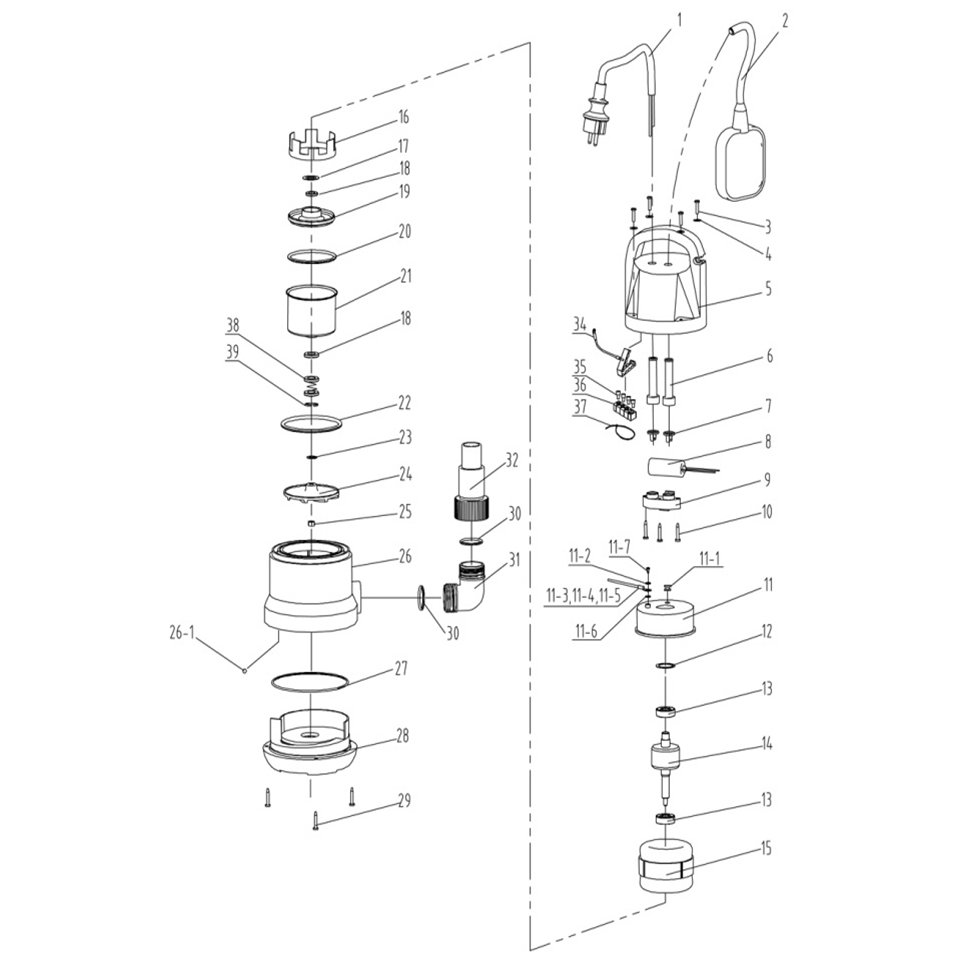 Насос дренажный ЗНПЧ-250