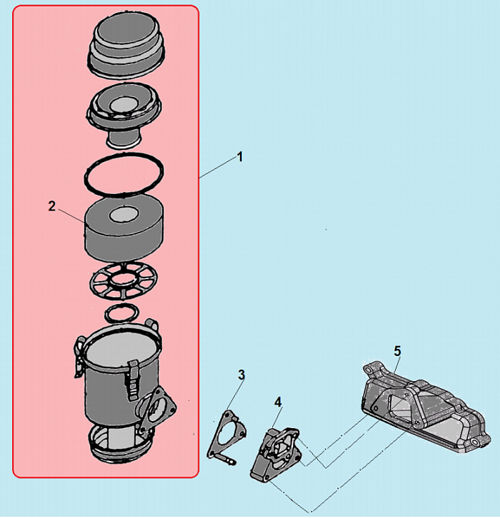 15 ФИЛЬТР МОТОБЛОК CHAMPION DC1163E
