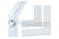 Уплотнитель двери Атлант-Минск, для холодильной камеры, 560 х 855 мм, к холодильникам МХМ-1703, 1709, 1718,  в паз, код 331603301003, 769748901505